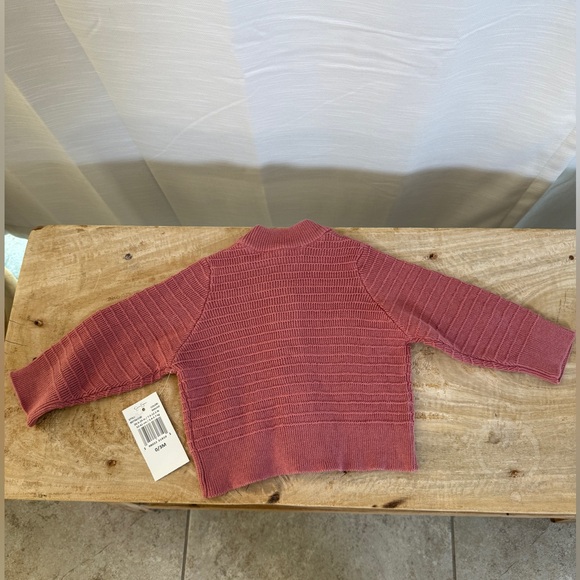Jessica Simpson Baby Knit Cardigan | Textured Button-Front Sweater | NWT 0–3M - Picture 5 of 6